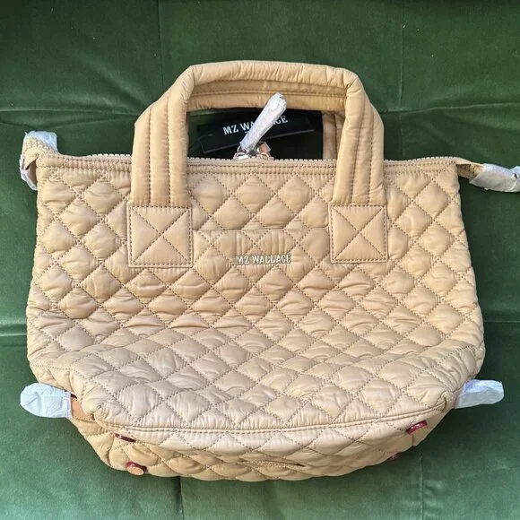 NWT MZ Wallace Small Sutton Deluxe, Camel - Picture 1 of 10